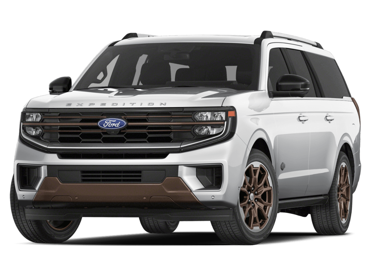 2026 Ford Expedition King Ranch - Front 3/4, facing to the left
