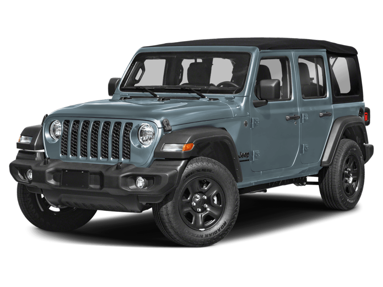 2026 Jeep Wrangler Sport - Front 3/4, facing to the left