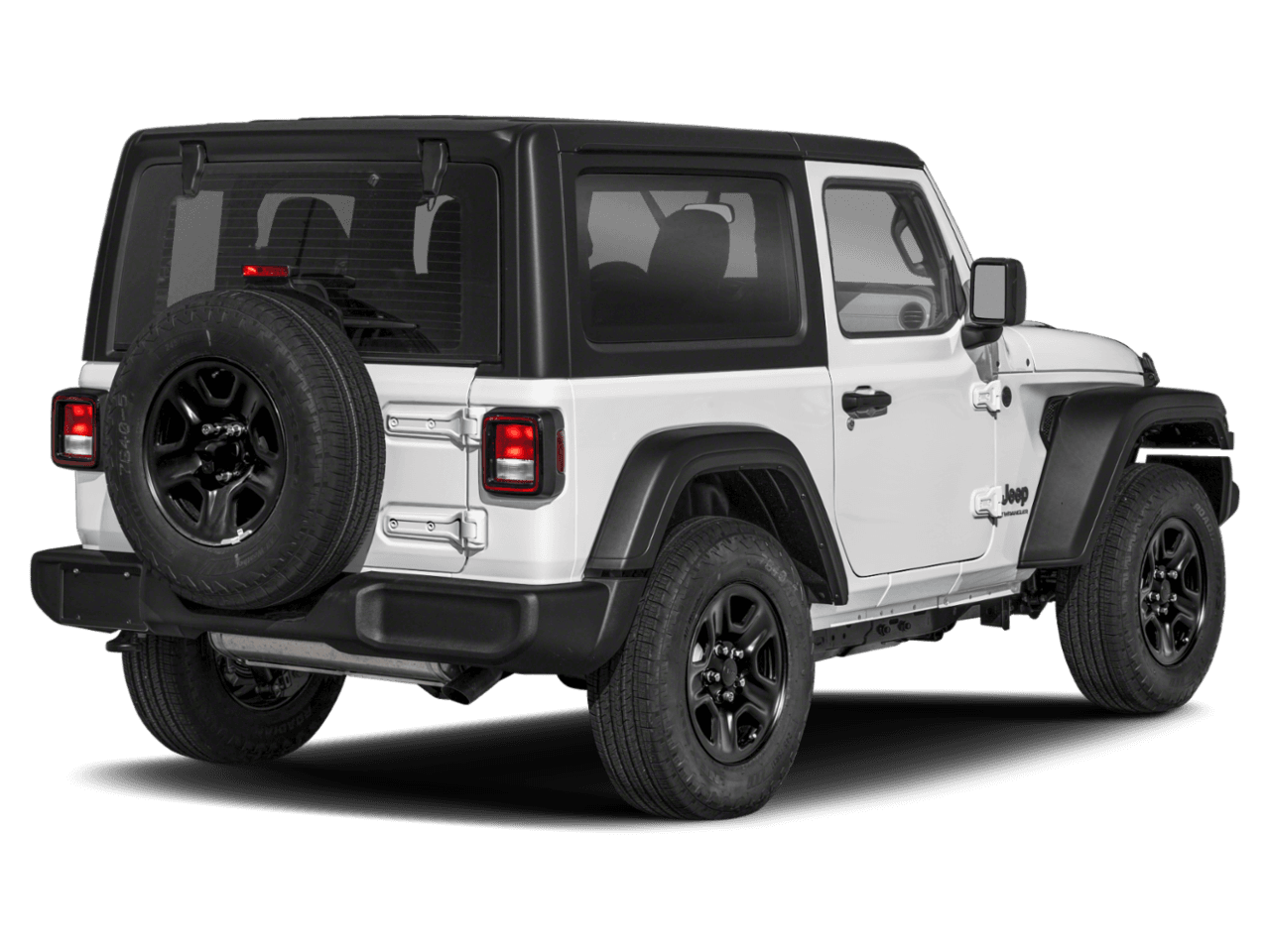 2026 Jeep Wrangler Rubicon - Rear 3/4, facing to the right
