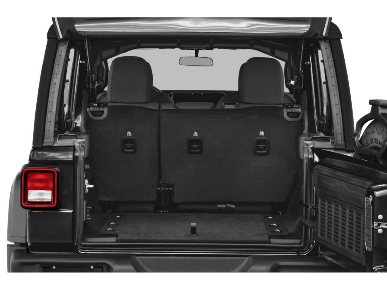 2026 Jeep Wrangler Willys - Interior Trunk with Hatch Open Feature