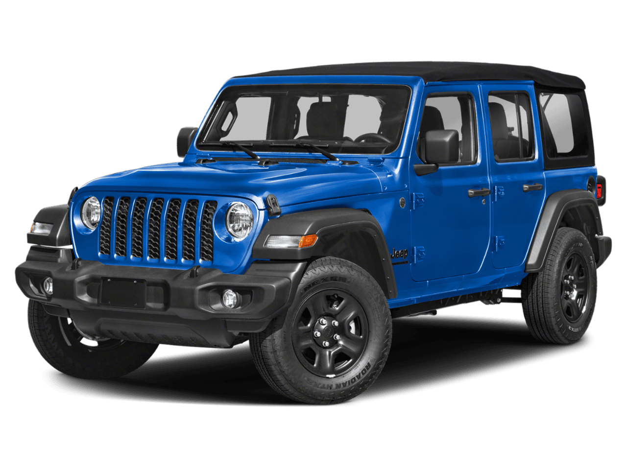 2026 Jeep Wrangler Sport S - Front 3/4, facing to the left
