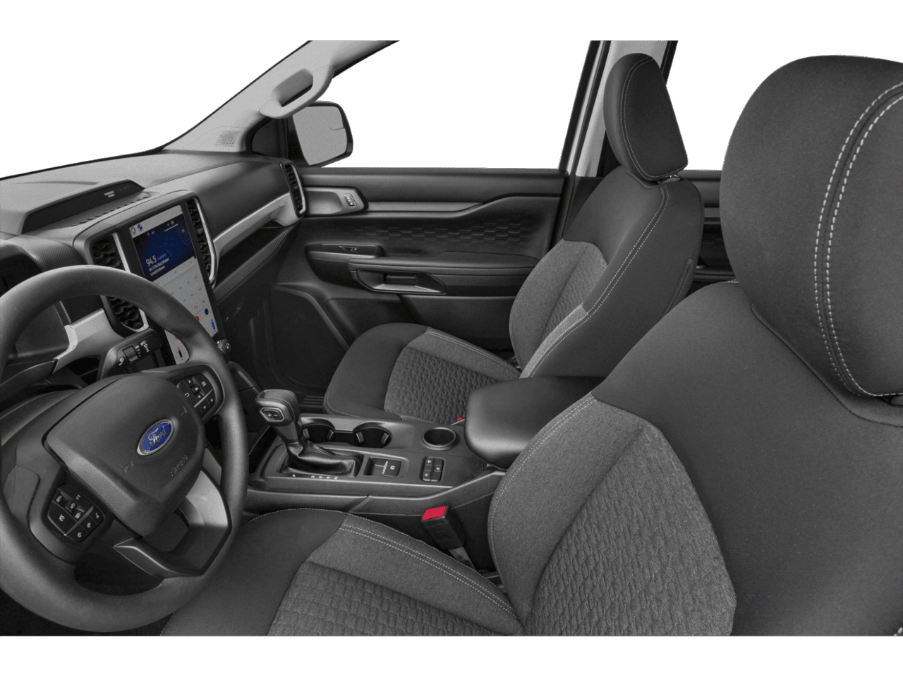 2026 Ford Ranger XL - Interior Driver's Side with Door Open, Front Seat Feature