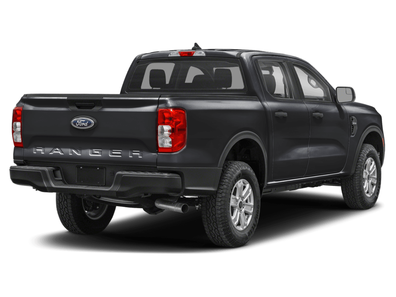 2026 Ford Ranger XL - Rear 3/4, facing to the right