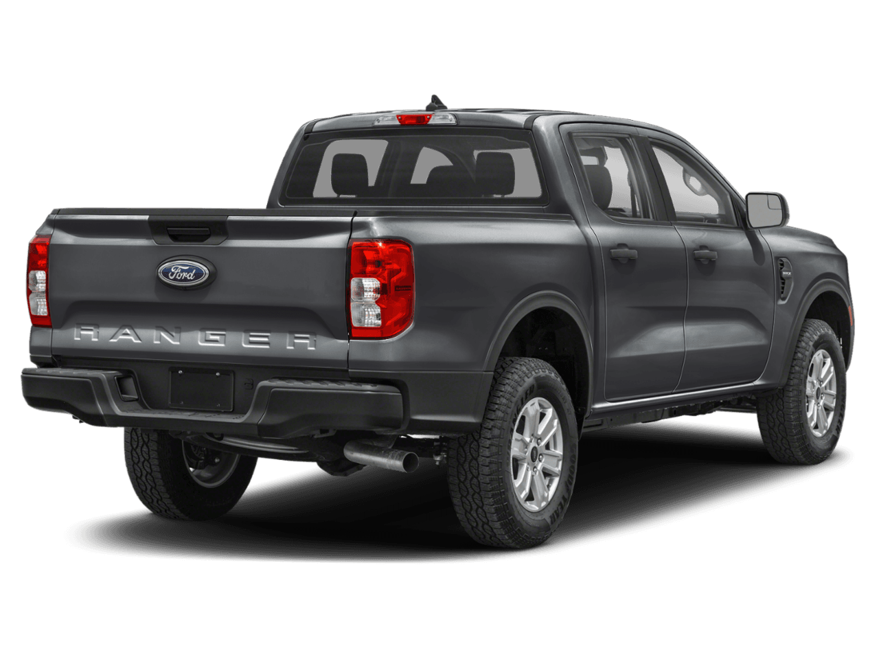 2026 Ford Ranger XL - Rear 3/4, facing to the right