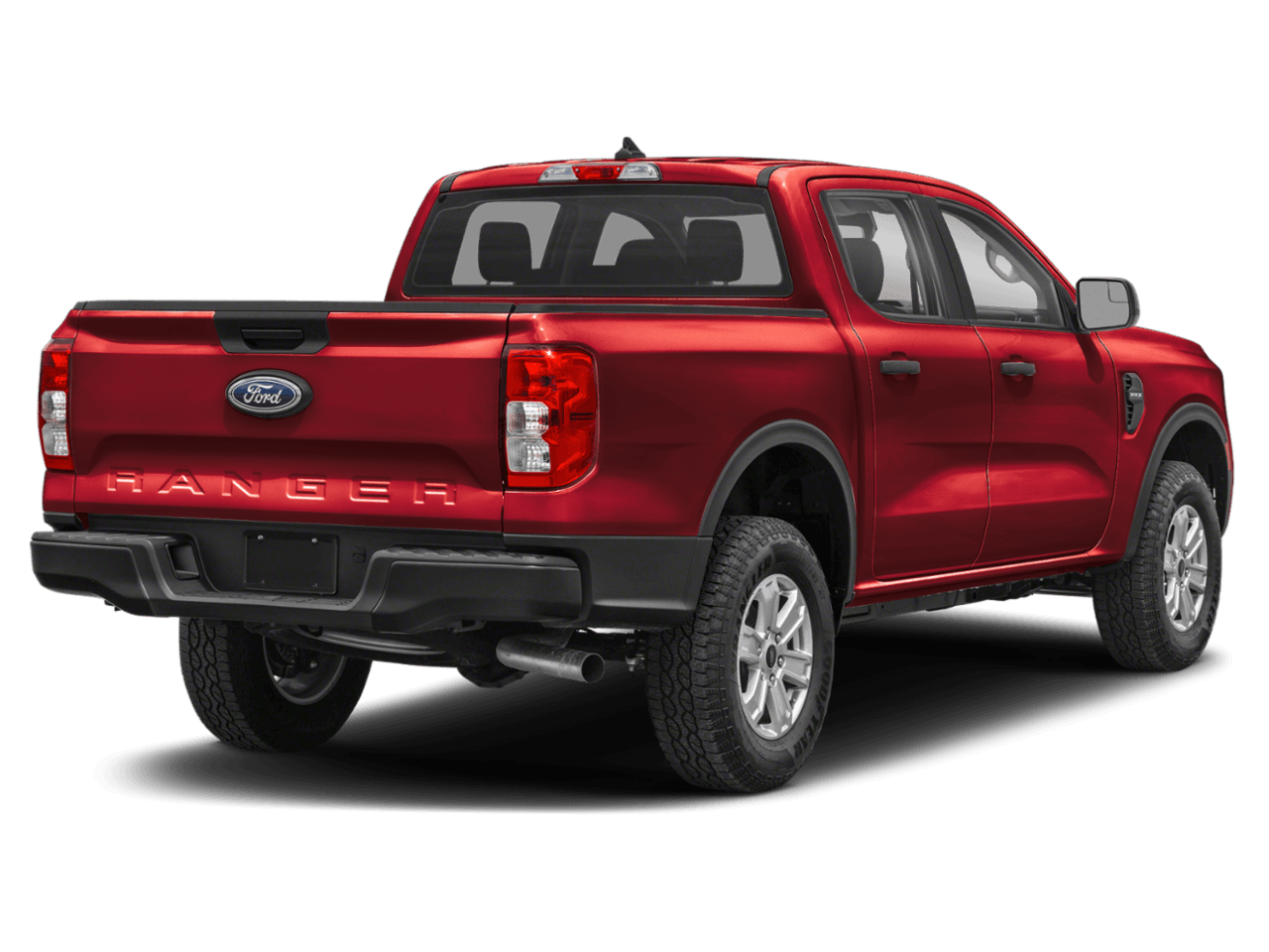 2026 Ford Ranger XL - Rear 3/4, facing to the right
