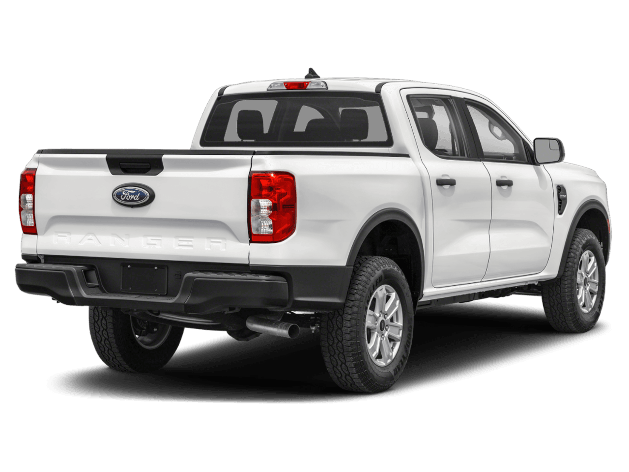 2026 Ford Ranger XL - Rear 3/4, facing to the right