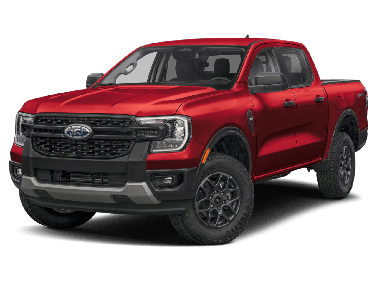 2026 Ford Ranger XLT - Front 3/4, facing to the left