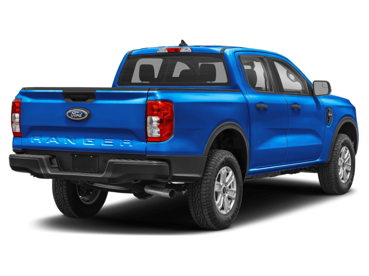 2026 Ford Ranger XL - Rear 3/4, facing to the right