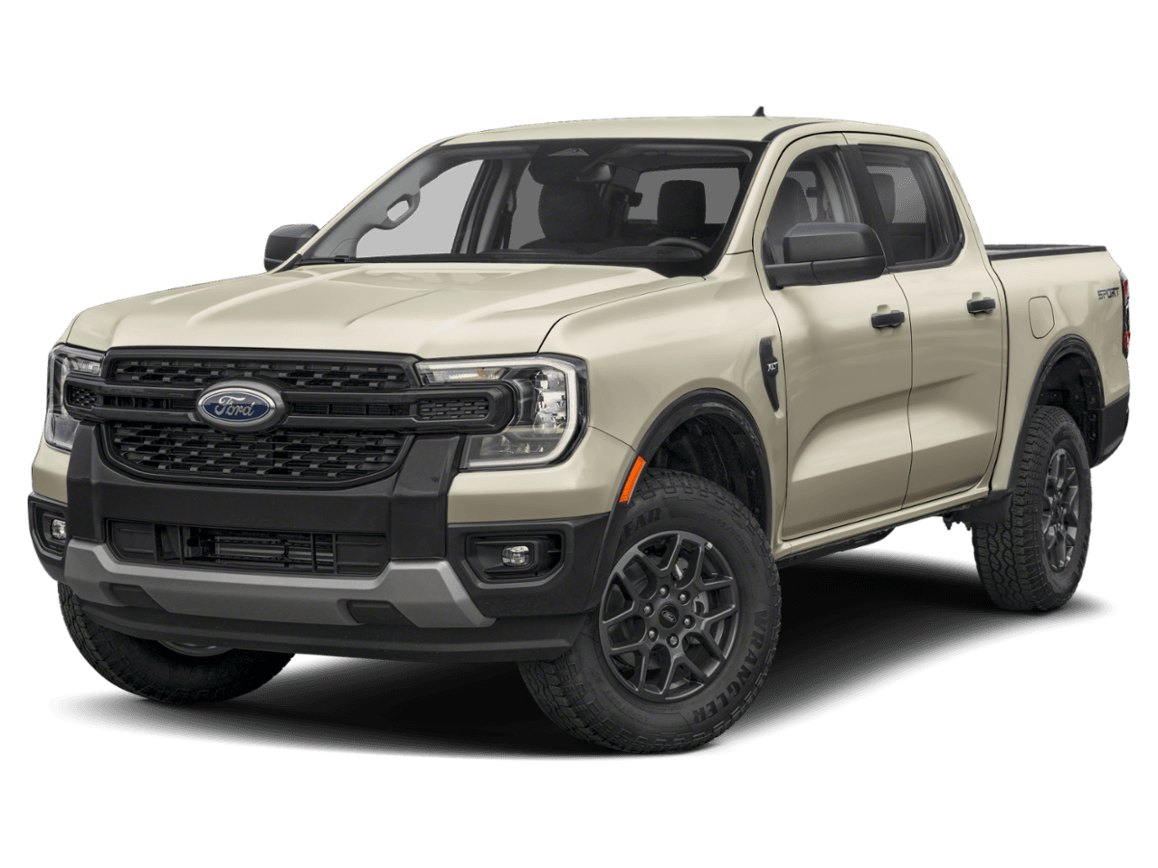 2026 Ford Ranger XLT - Front 3/4, facing to the left
