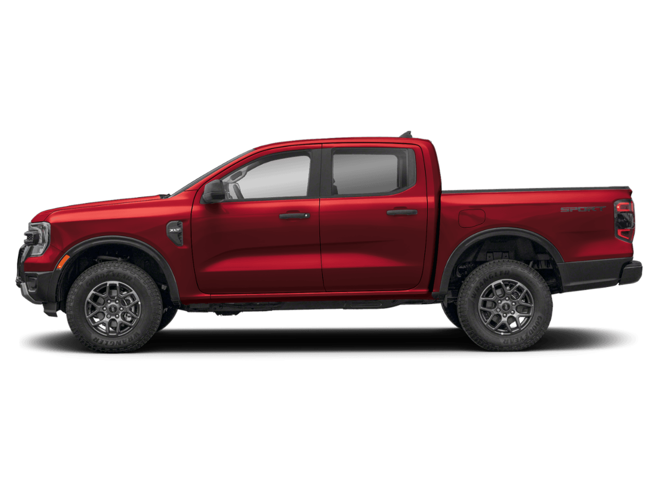 2026 Ford Ranger XLT - Profile, facing to the left