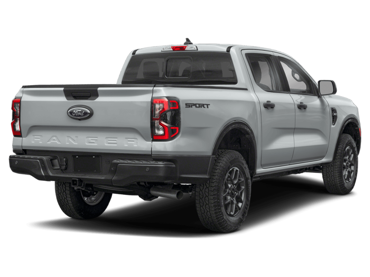 2026 Ford Ranger XLT - Rear 3/4, facing to the right
