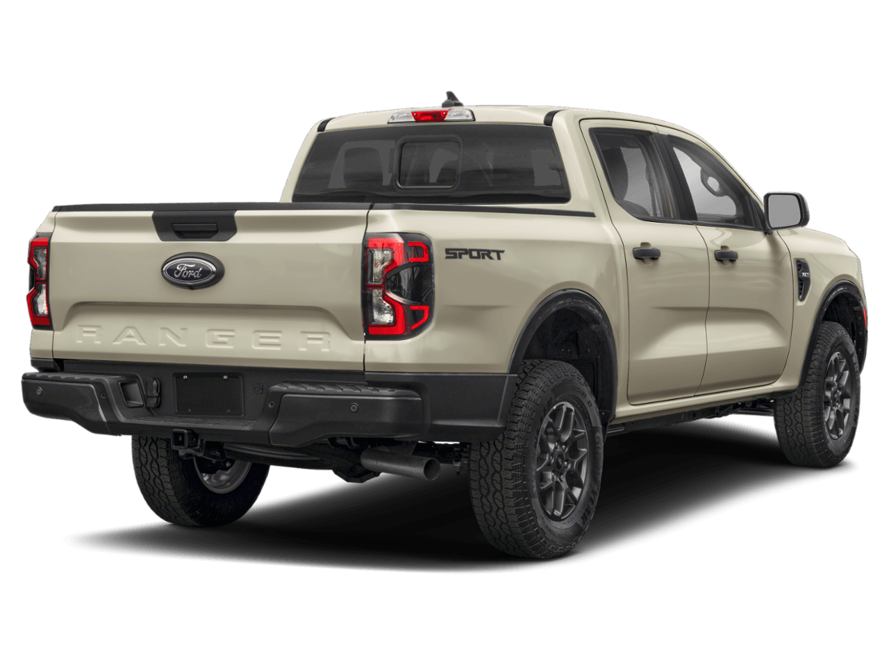 2026 Ford Ranger XLT - Rear 3/4, facing to the right