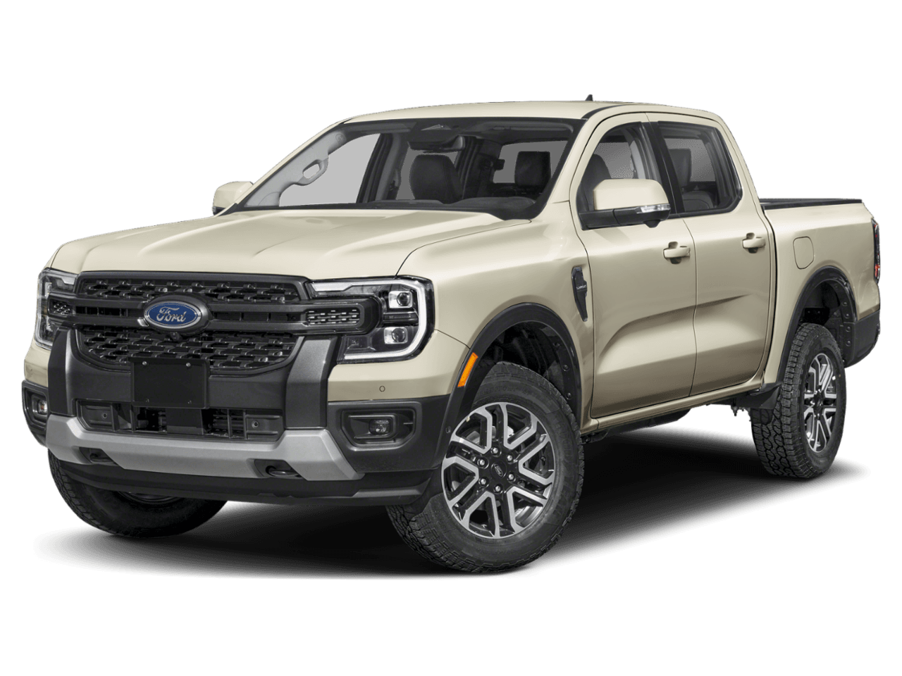 2026 Ford Ranger LARIAT - Front 3/4, facing to the left