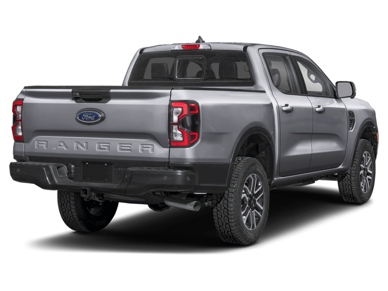 2026 Ford Ranger LARIAT - Rear 3/4, facing to the right