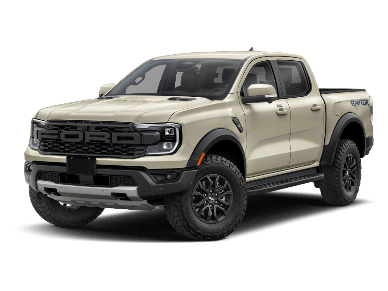 2026 Ford Ranger Raptor - Front 3/4, facing to the left