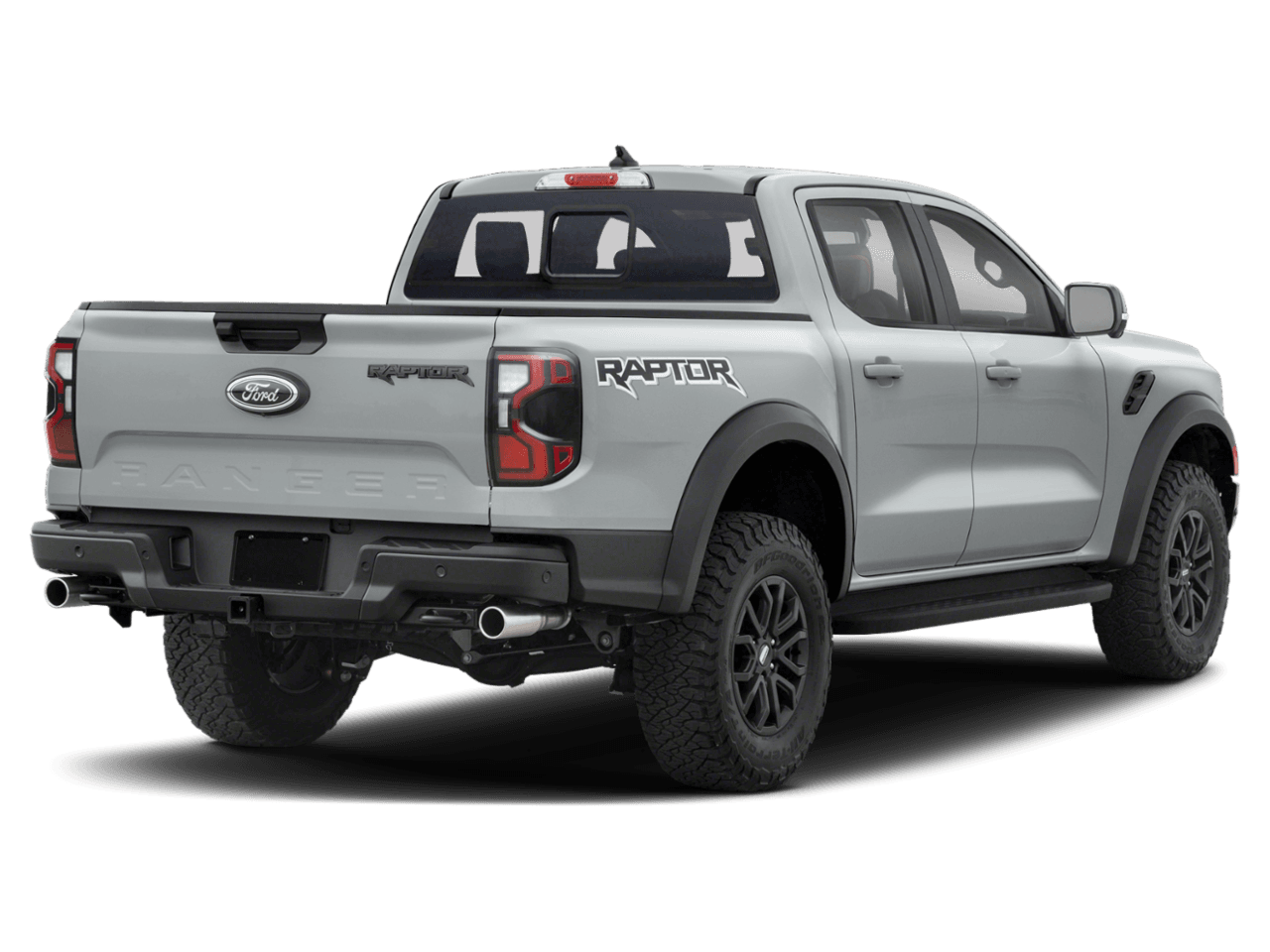 2026 Ford Ranger Raptor - Rear 3/4, facing to the right