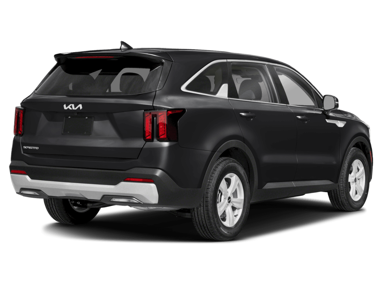 2026 Kia Sorento LX - Rear 3/4, facing to the right