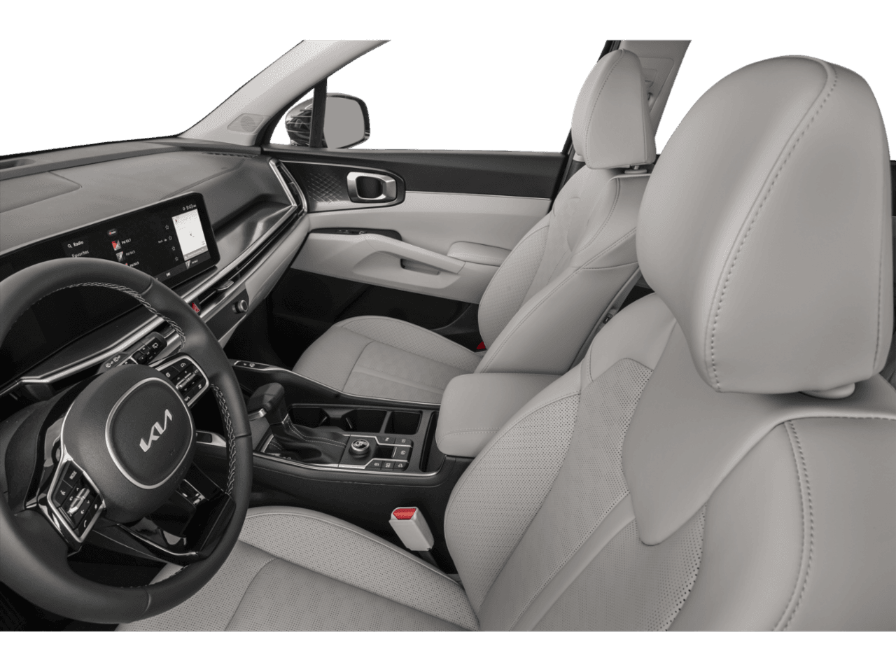 2026 Kia Sorento S - Interior Driver's Side with Door Open, Front Seat Feature