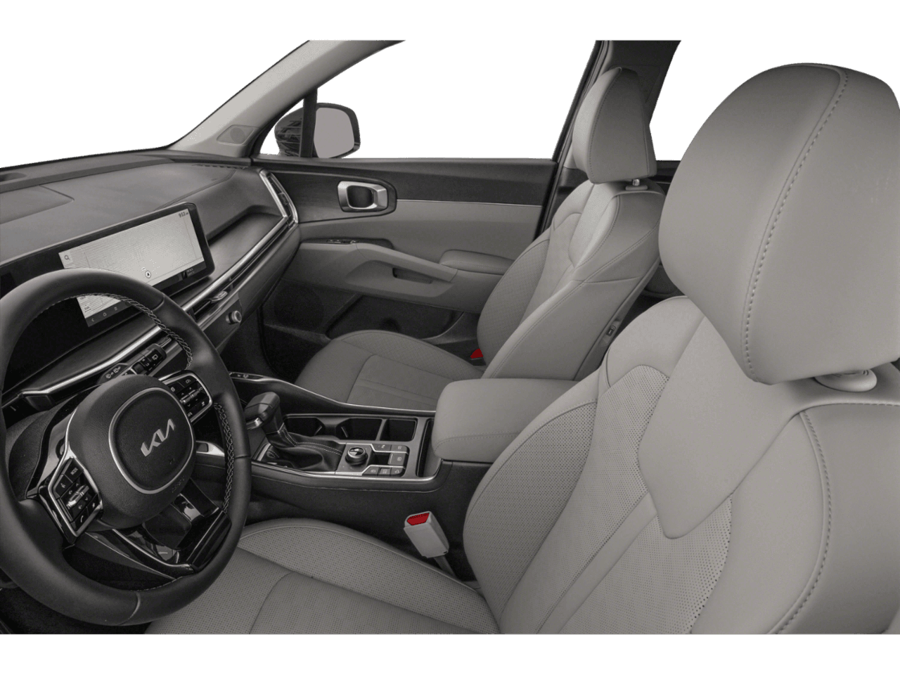 2026 Kia Sorento X-Line EX - Interior Driver's Side with Door Open, Front Seat Feature