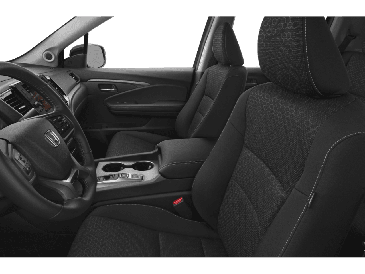2026 Honda Ridgeline Sport - Interior Driver's Side with Door Open, Front Seat Feature