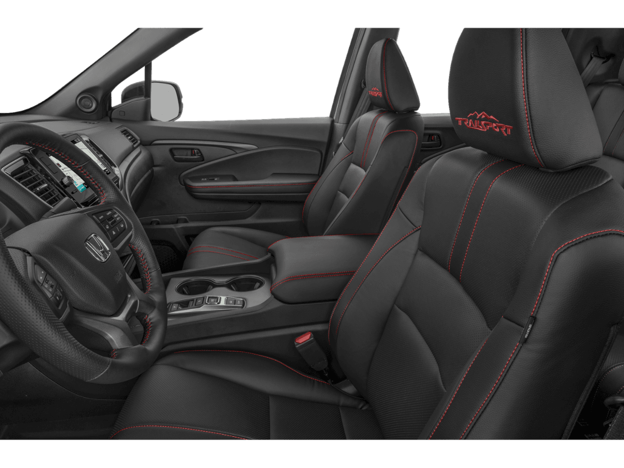 2026 Honda Ridgeline TrailSport - Interior Driver's Side with Door Open, Front Seat Feature