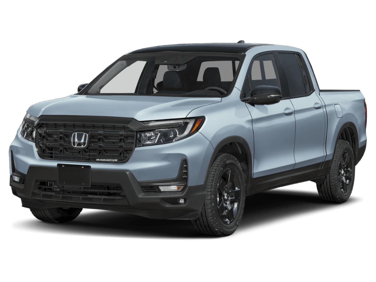 2026 Honda Ridgeline Black Edition Two-Tone - Front 3/4, facing to the left