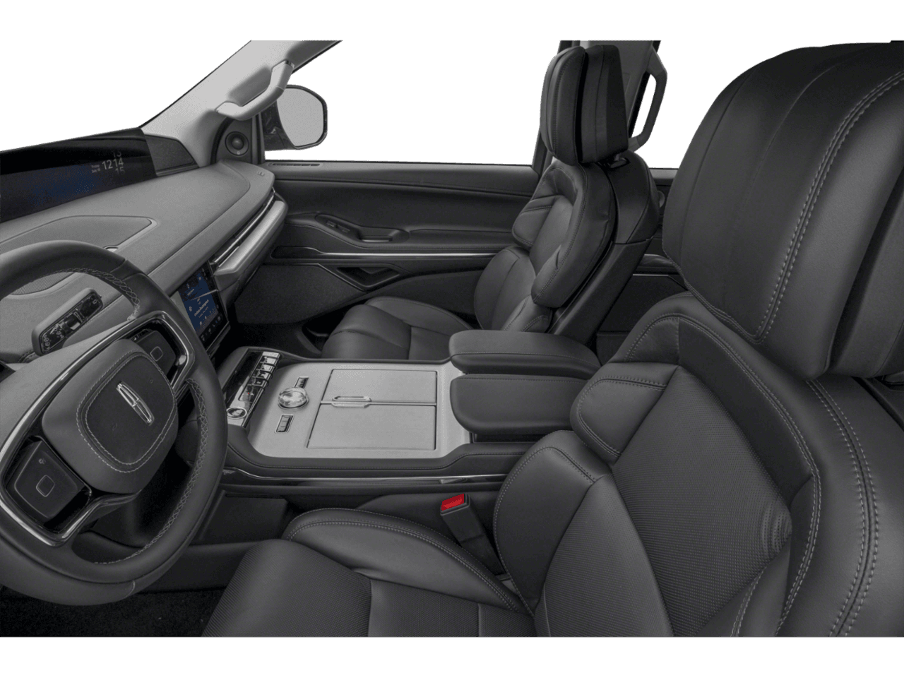 2026 Lincoln Navigator Premiere - Interior Driver's Side with Door Open, Front Seat Feature