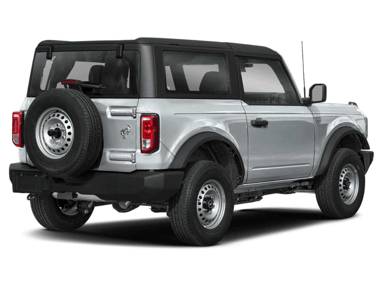 2026 Ford Bronco Base - Rear 3/4, facing to the right