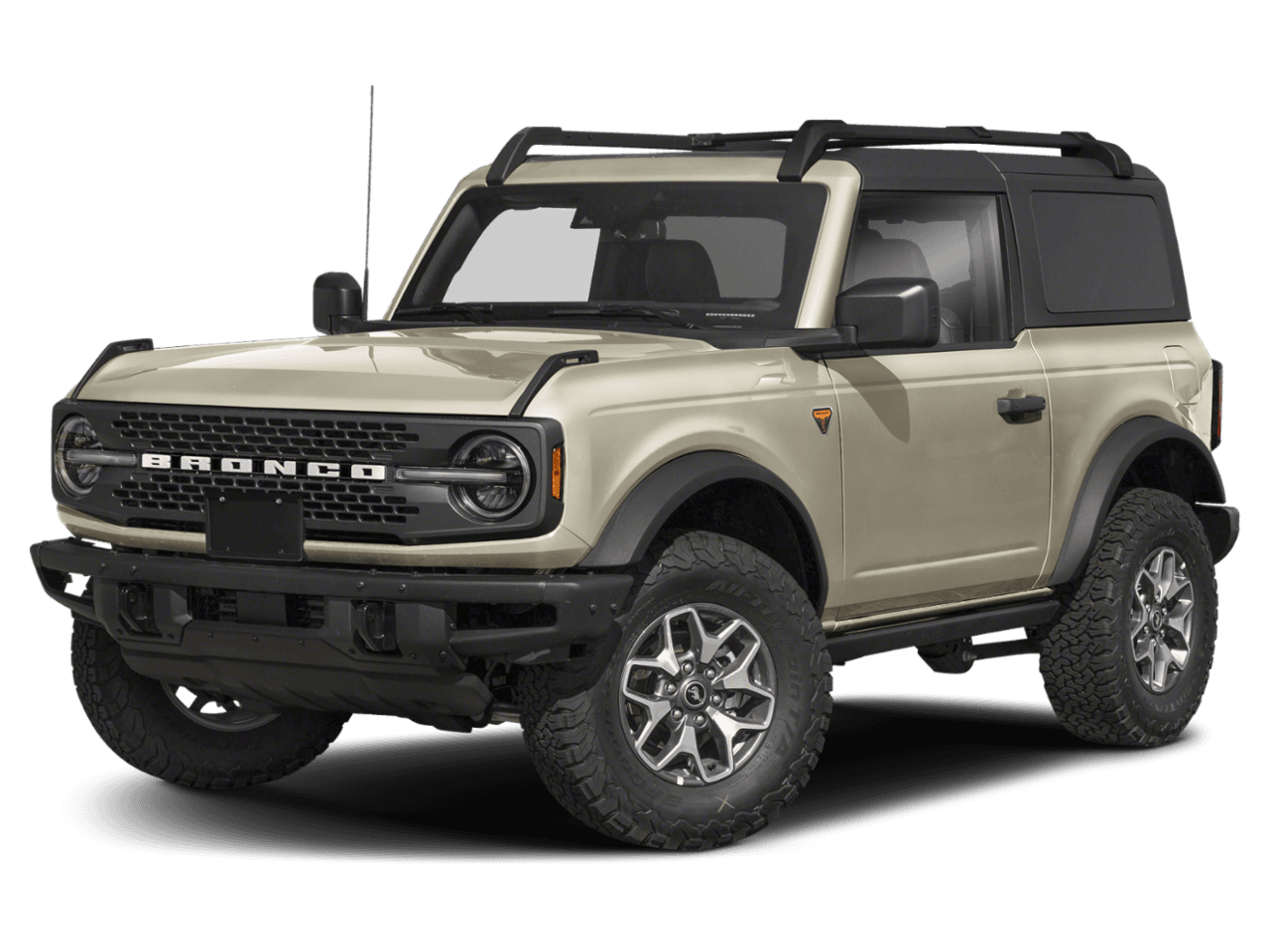2026 Ford Bronco Badlands - Front 3/4, facing to the left