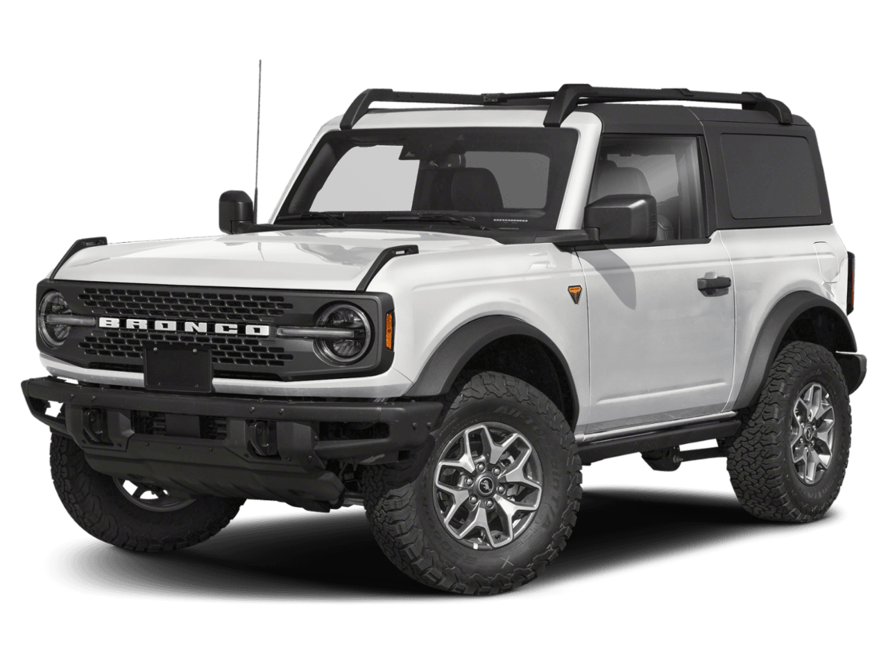 2026 Ford Bronco Badlands - Front 3/4, facing to the left