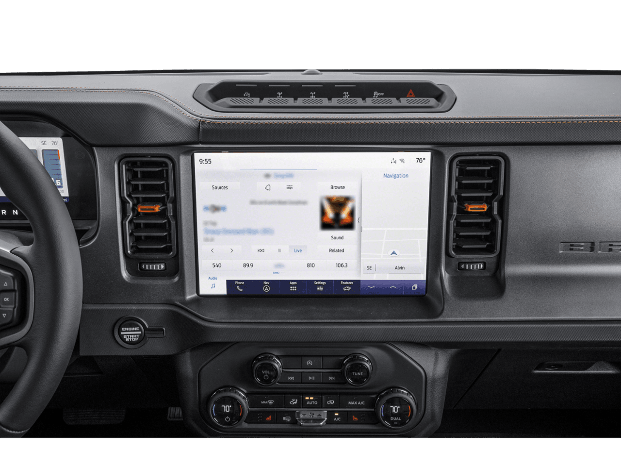 2026 Ford Bronco Badlands - Interior Stereo System