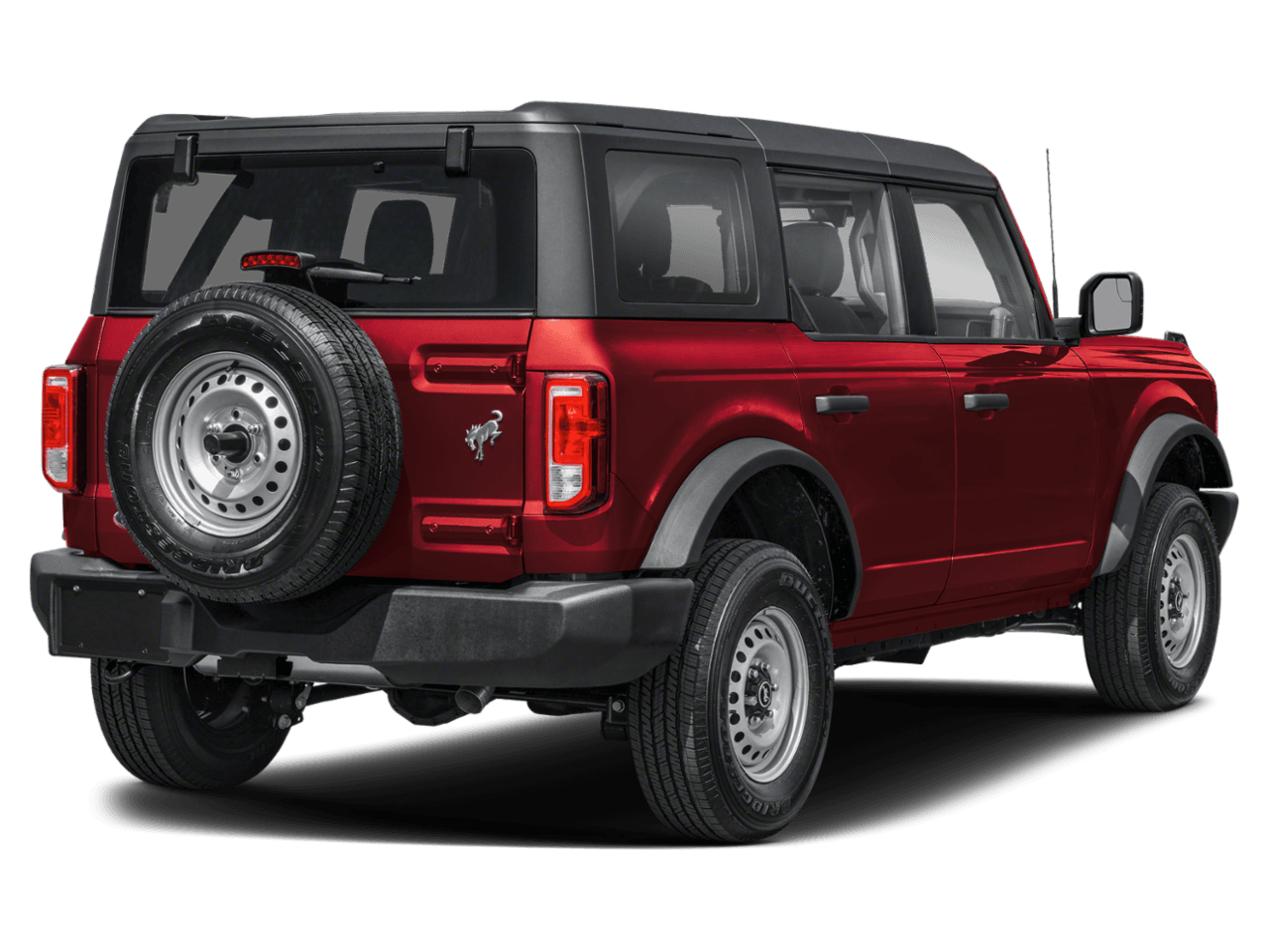 2026 Ford Bronco Base - Rear 3/4, facing to the right