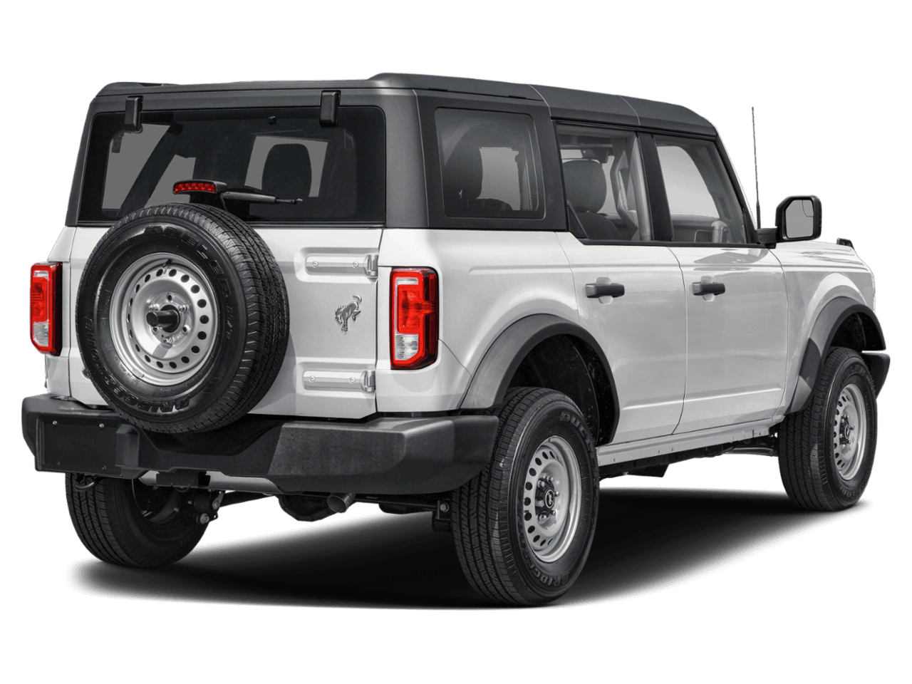 2026 Ford Bronco Base - Rear 3/4, facing to the right