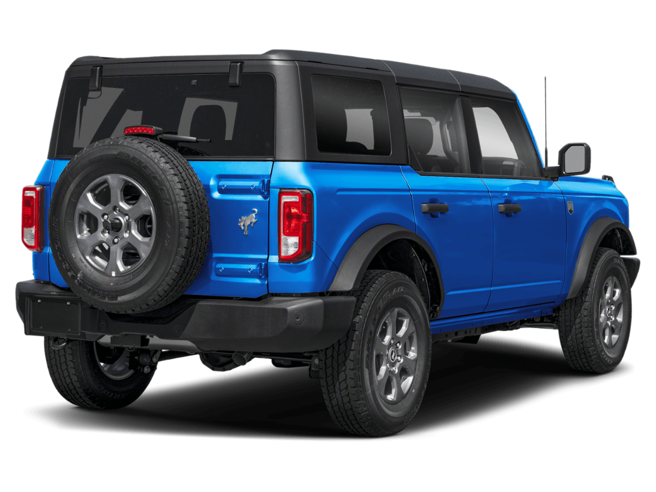 2026 Ford Bronco Big - Rear 3/4, facing to the right