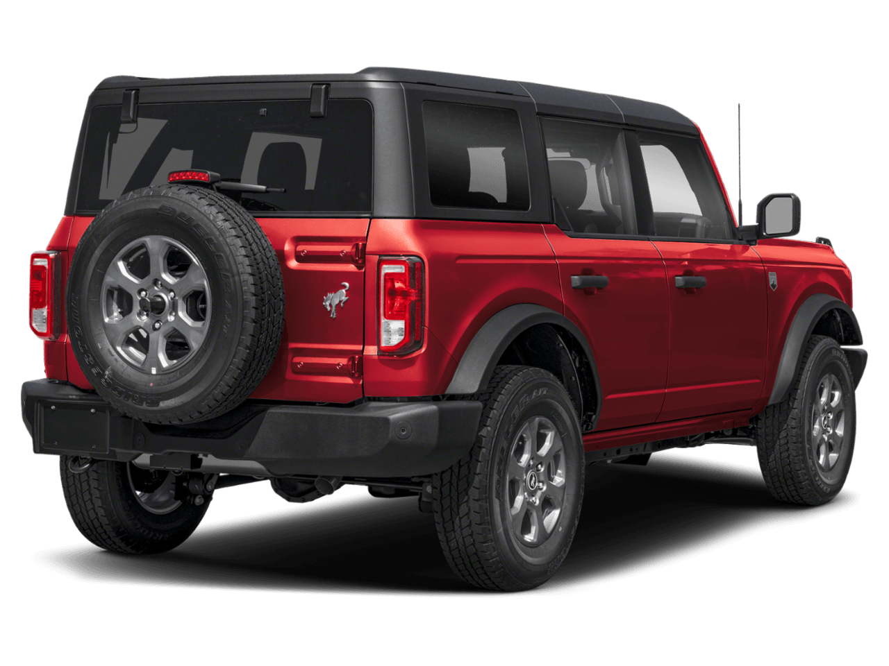 2026 Ford Bronco Big - Rear 3/4, facing to the right