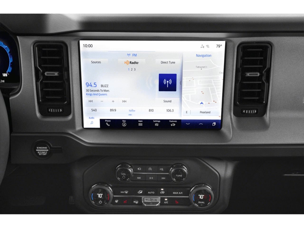 2026 Ford Bronco Outer Banks - Interior Stereo System