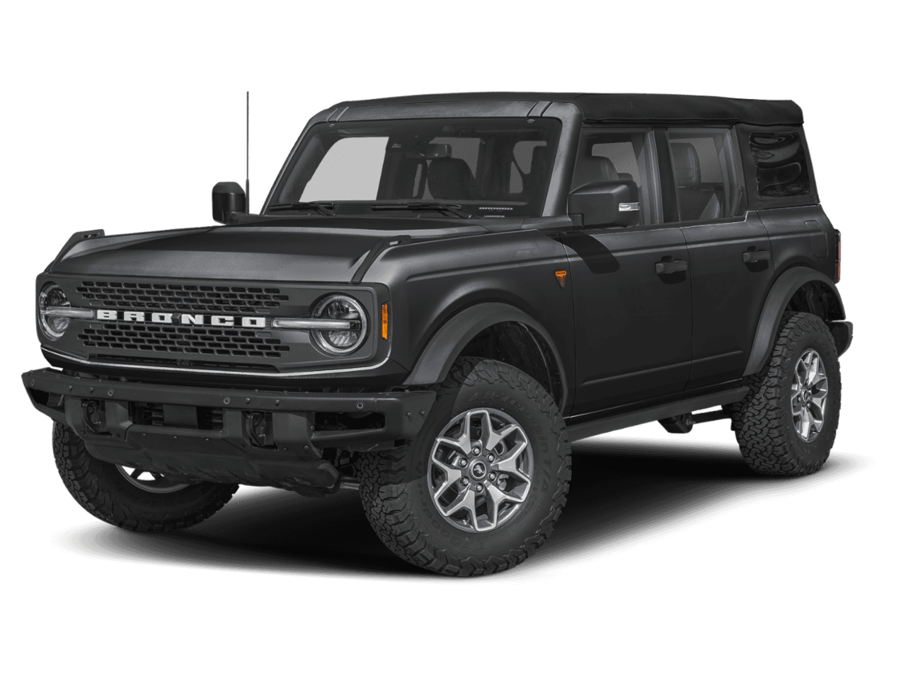 2026 Ford Bronco Badlands - Front 3/4, facing to the left