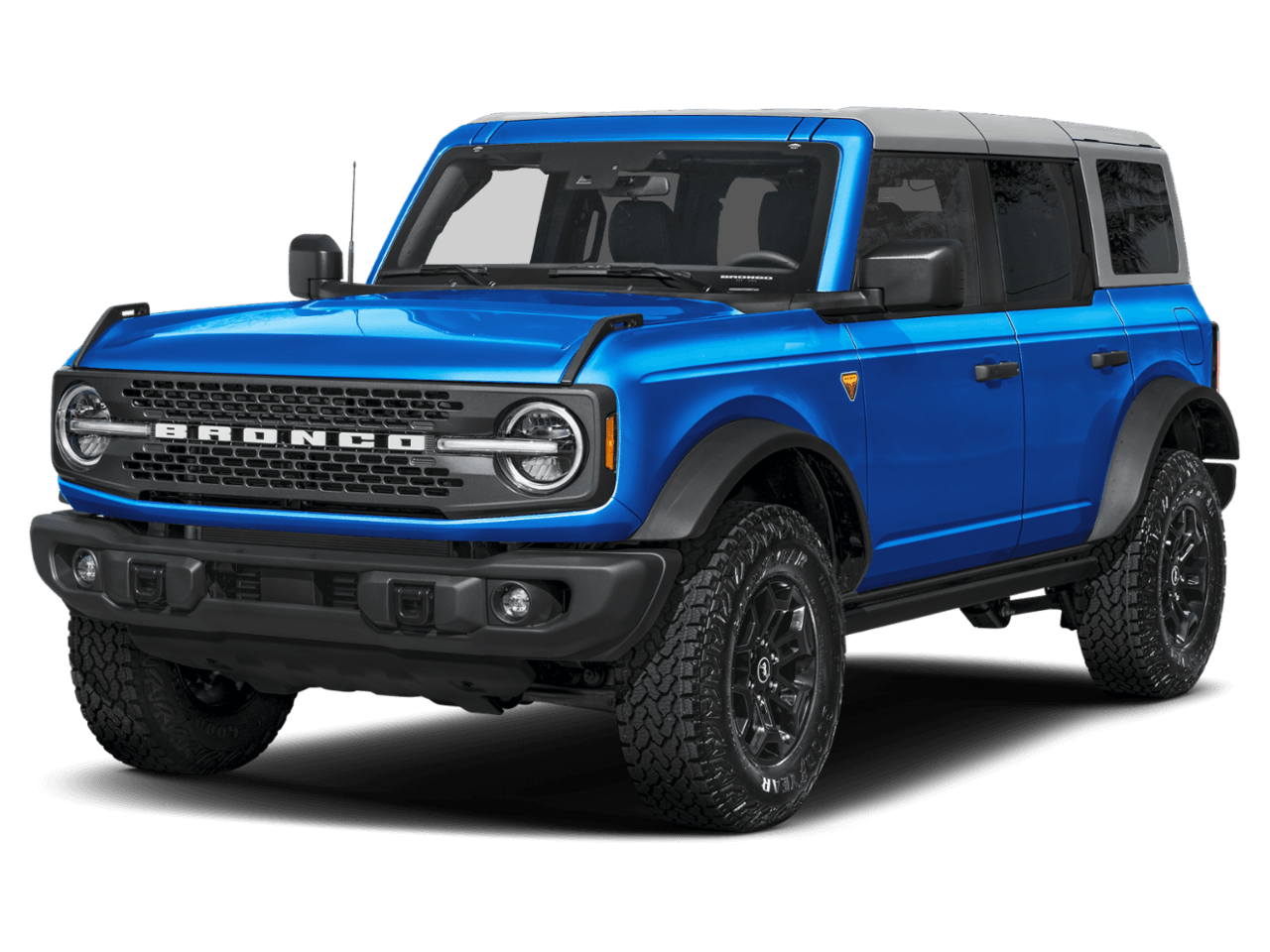 2026 Ford Bronco Badlands - Front 3/4, facing to the left