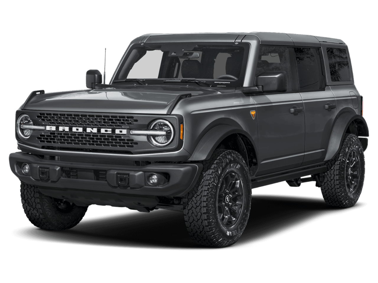 2026 Ford Bronco Badlands - Front 3/4, facing to the left