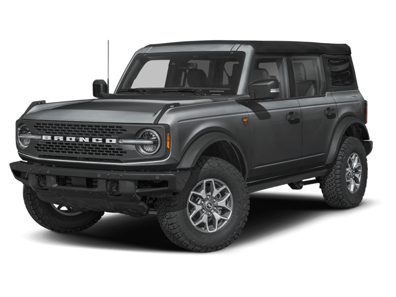 2026 Ford Bronco Badlands - Front 3/4, facing to the left