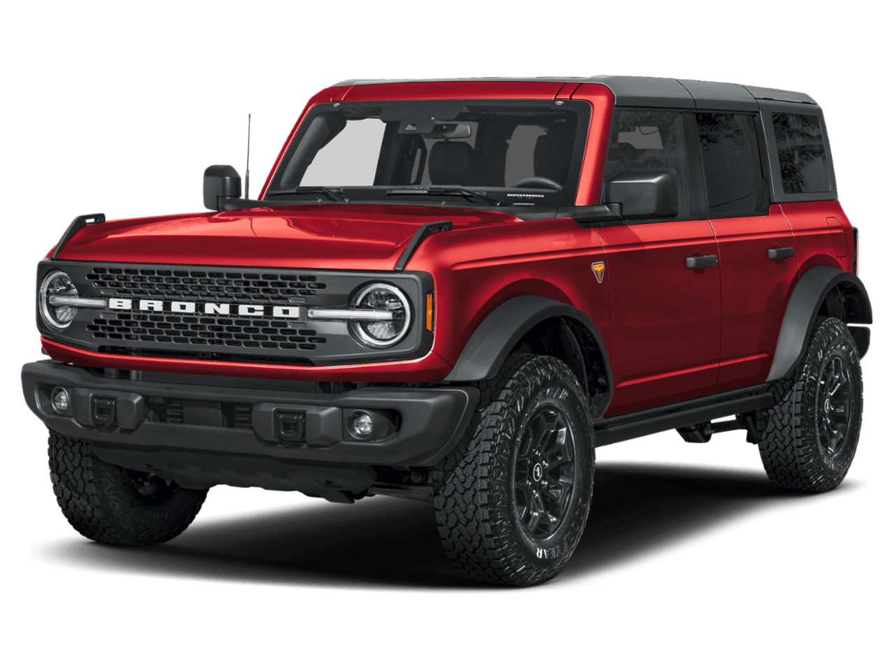 2026 Ford Bronco Badlands - Front 3/4, facing to the left