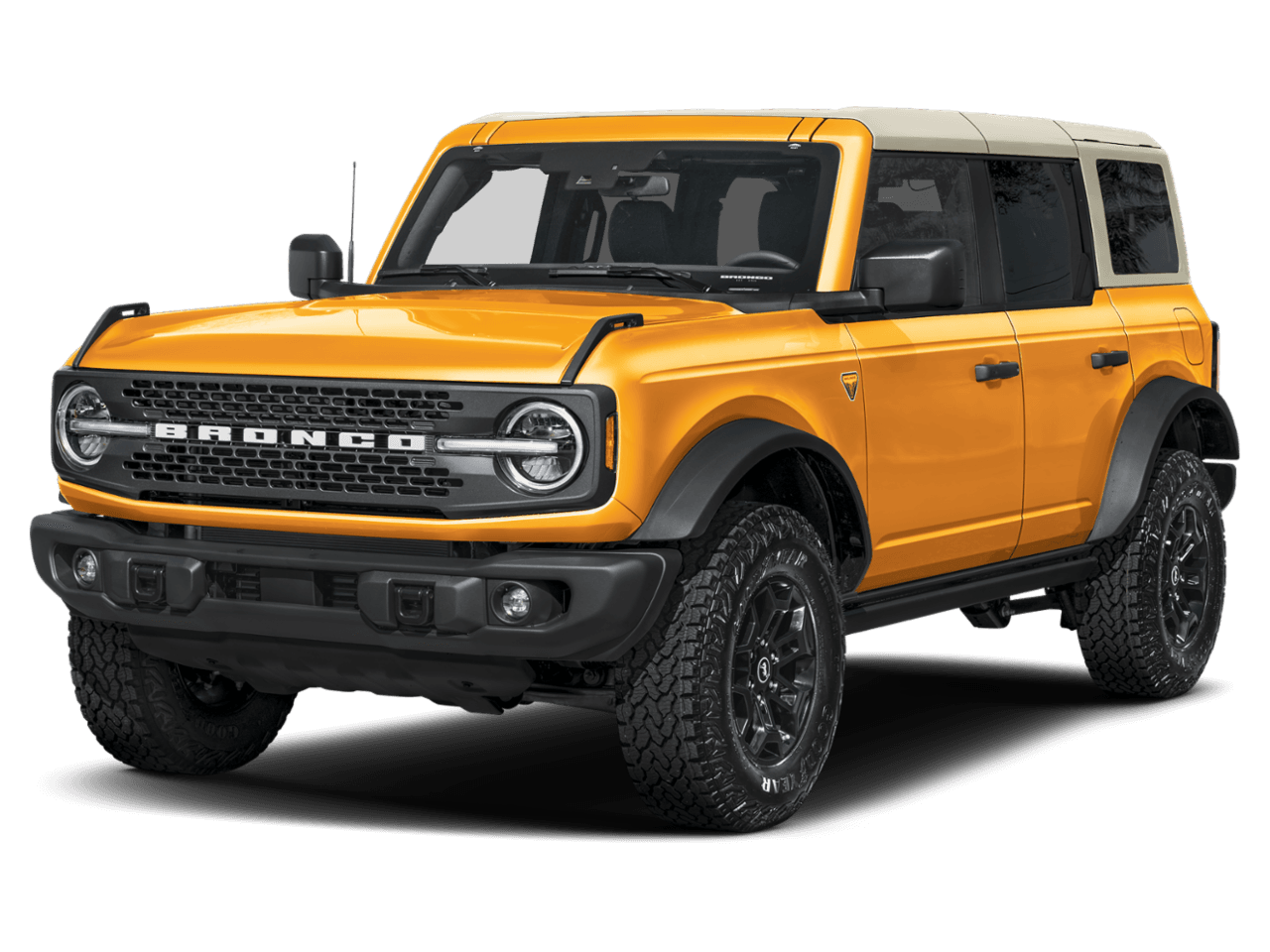2026 Ford Bronco Badlands - Front 3/4, facing to the left
