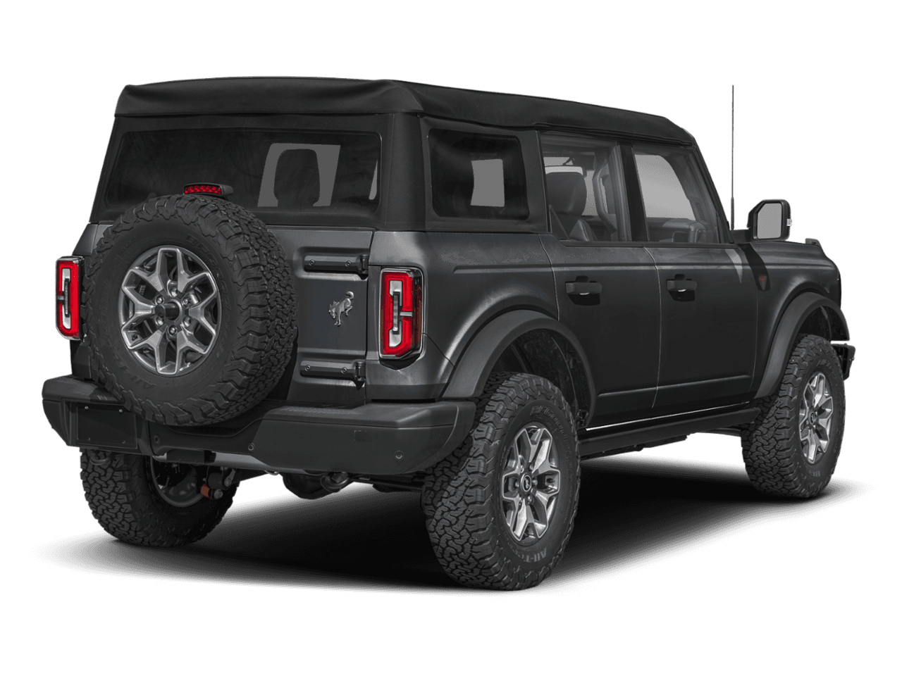 2026 Ford Bronco Badlands - Rear 3/4, facing to the right