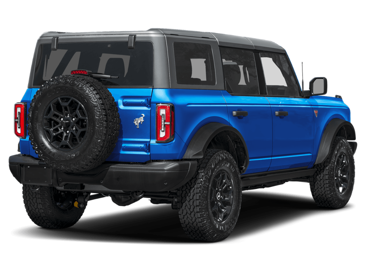 2026 Ford Bronco Badlands - Rear 3/4, facing to the right