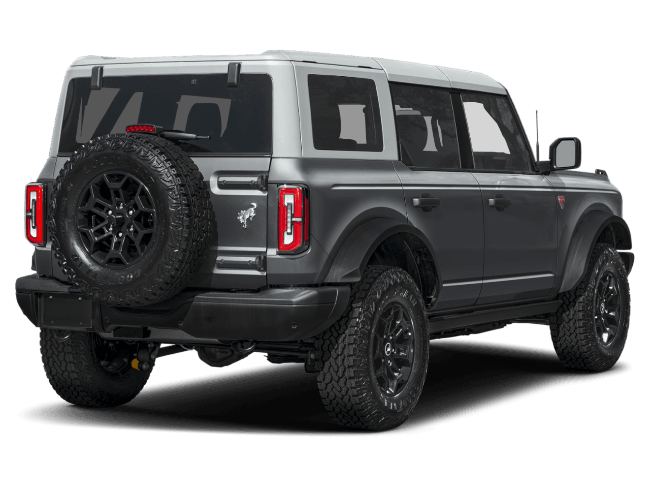 2026 Ford Bronco Badlands - Rear 3/4, facing to the right