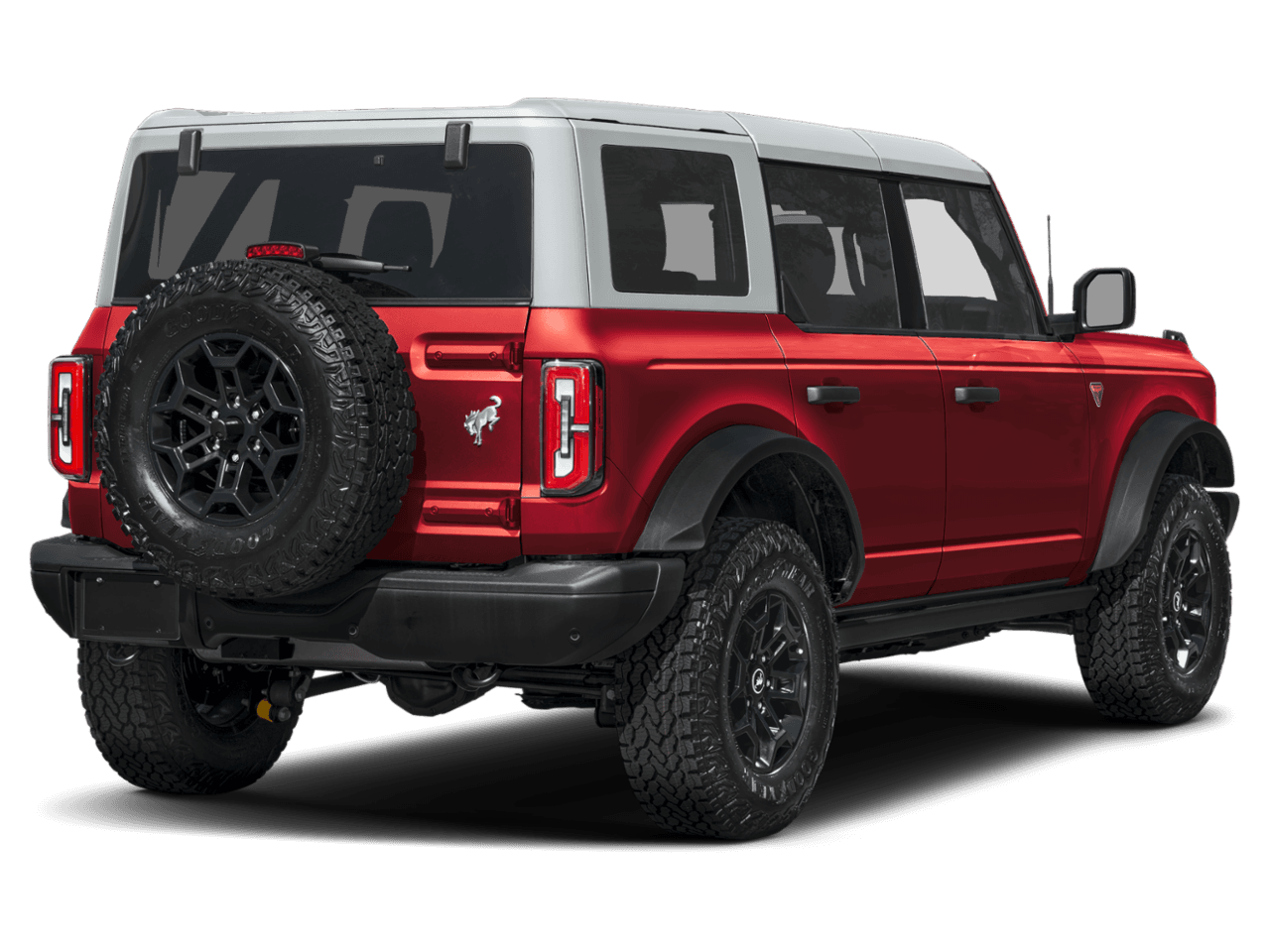 2026 Ford Bronco Badlands - Rear 3/4, facing to the right