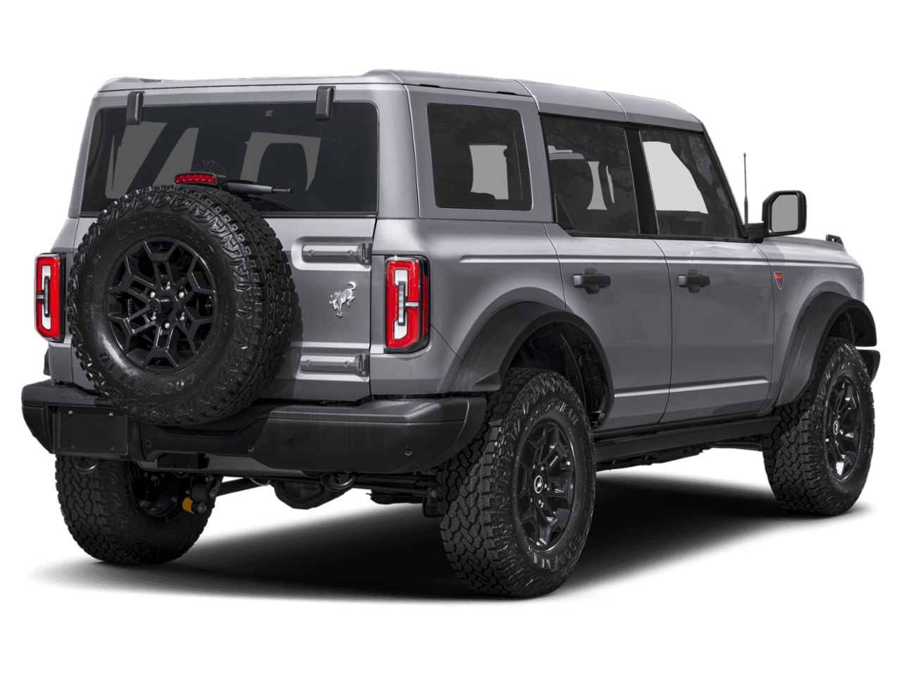 2026 Ford Bronco Badlands - Rear 3/4, facing to the right
