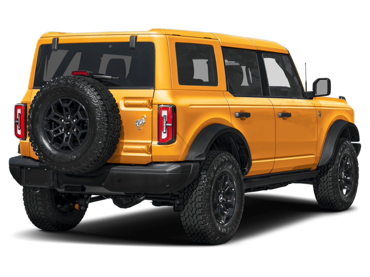 2026 Ford Bronco Badlands - Rear 3/4, facing to the right