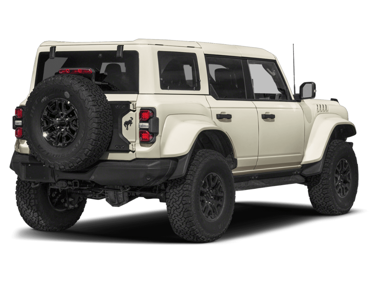 2026 Ford Bronco Raptor - Rear 3/4, facing to the right