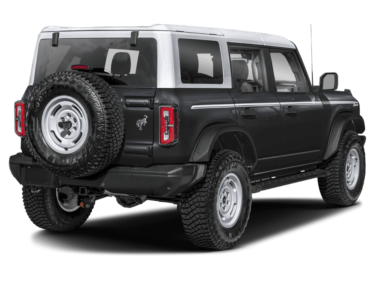 2026 Ford Bronco Heritage Edition - Rear 3/4, facing to the right